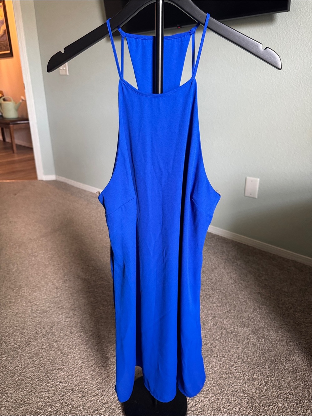 GB Blue Halter Dress